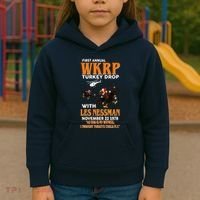 First Annual Turkey Drop Turkey Kids Hoodie thumb 3