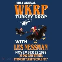 First Annual Turkey Drop Turkey Kids Long Sleeve Shirt thumb 2