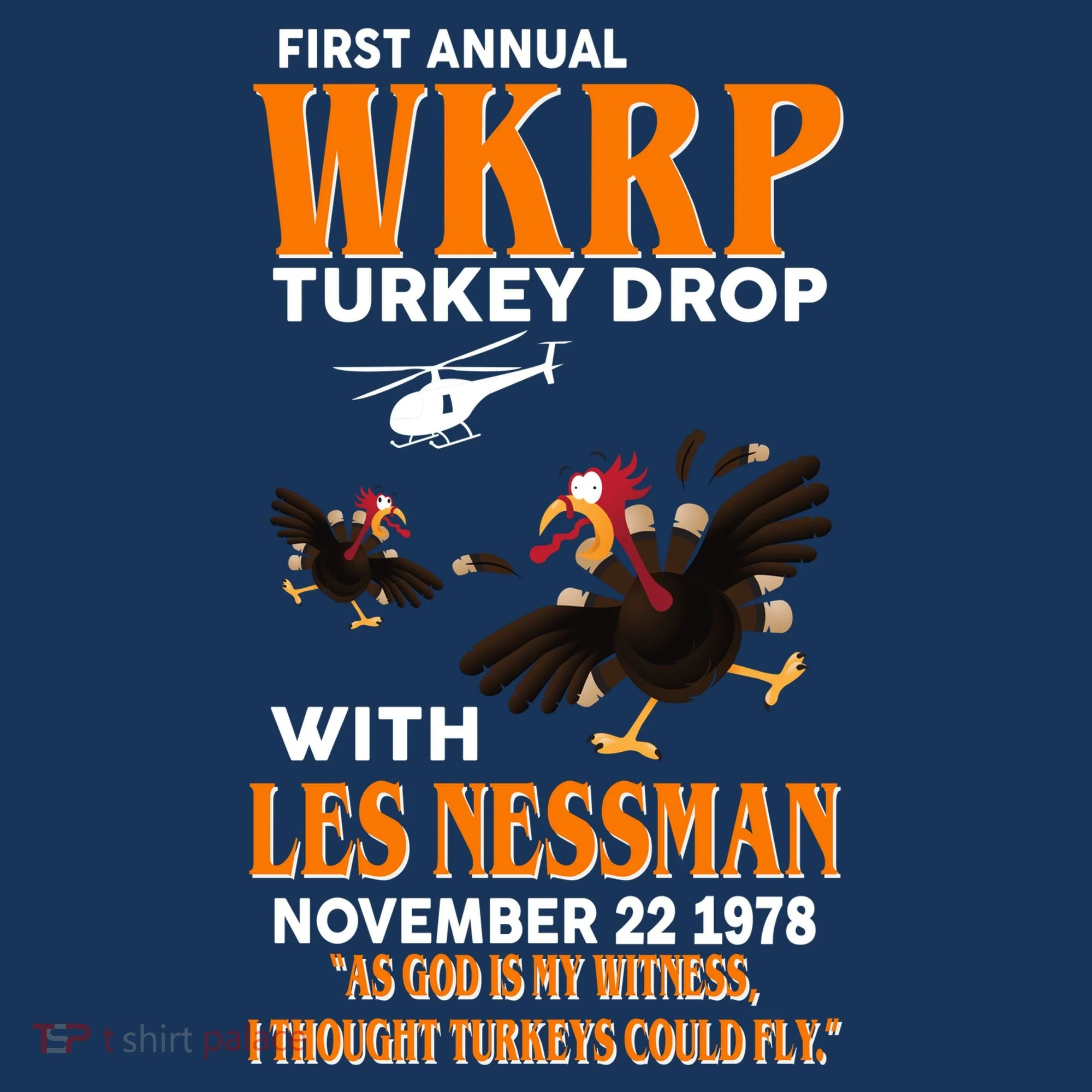 First Annual Turkey Drop Turkey Kids Long Sleeve Shirt