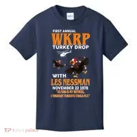 First Annual Turkey Drop Turkey Kids T-Shirt thumb 0