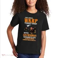 First Annual Turkey Drop Turkey Kids T-Shirt thumb 2