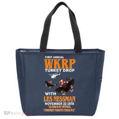 First Annual Turkey Drop Turkey Tote Bag