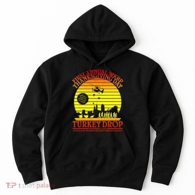 First Annual WKRP Thanksgiving Day Turkey Drop Retro Hoodie