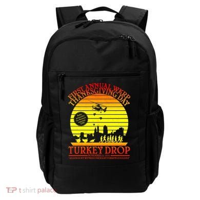 First Annual WKRP Thanksgiving Day Turkey Drop Retro Backpack