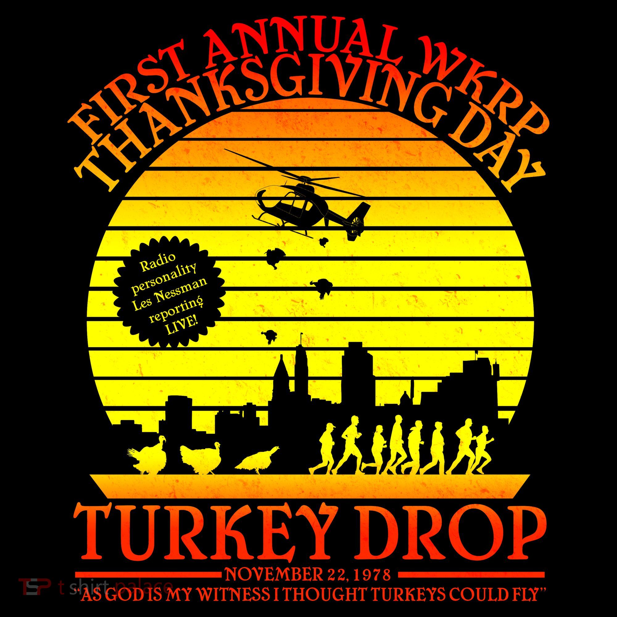 First Annual WKRP Thanksgiving Day Turkey Drop Retro Coffee Mug