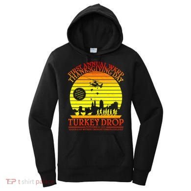 First Annual WKRP Thanksgiving Day Turkey Drop Retro Women's Hoodie