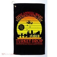 First Annual WKRP Thanksgiving Day Turkey Drop Retro Golf Towel thumb 0