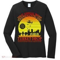 First Annual WKRP Thanksgiving Day Turkey Drop Retro Women's Long Sleeve Shirt thumb 0