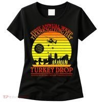 First Annual WKRP Thanksgiving Day Turkey Drop Retro Women's T-Shirt thumb 0