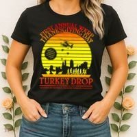 First Annual WKRP Thanksgiving Day Turkey Drop Retro Women's T-Shirt thumb 2