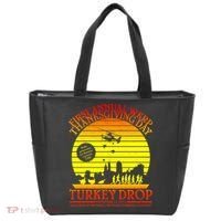 First Annual WKRP Thanksgiving Day Turkey Drop Retro Tote Bag thumb 0