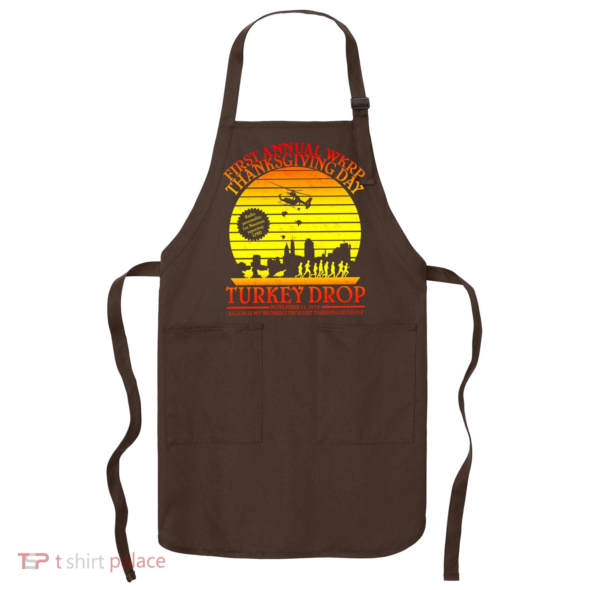 First Annual WKRP Thanksgiving Day Turkey Drop Retro Apron