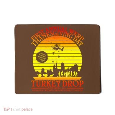 First Annual WKRP Thanksgiving Day Turkey Drop Retro Mousepad