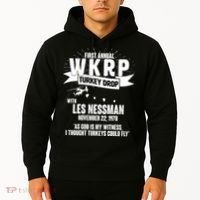 First Annual WKRP Turkey Drop With Les Nessman Hoodie thumb 2