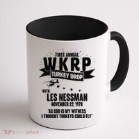 First Annual WKRP Turkey Drop With Les Nessman Coffee Mug thumb 1