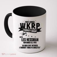 First Annual WKRP Turkey Drop With Les Nessman Coffee Mug thumb 0