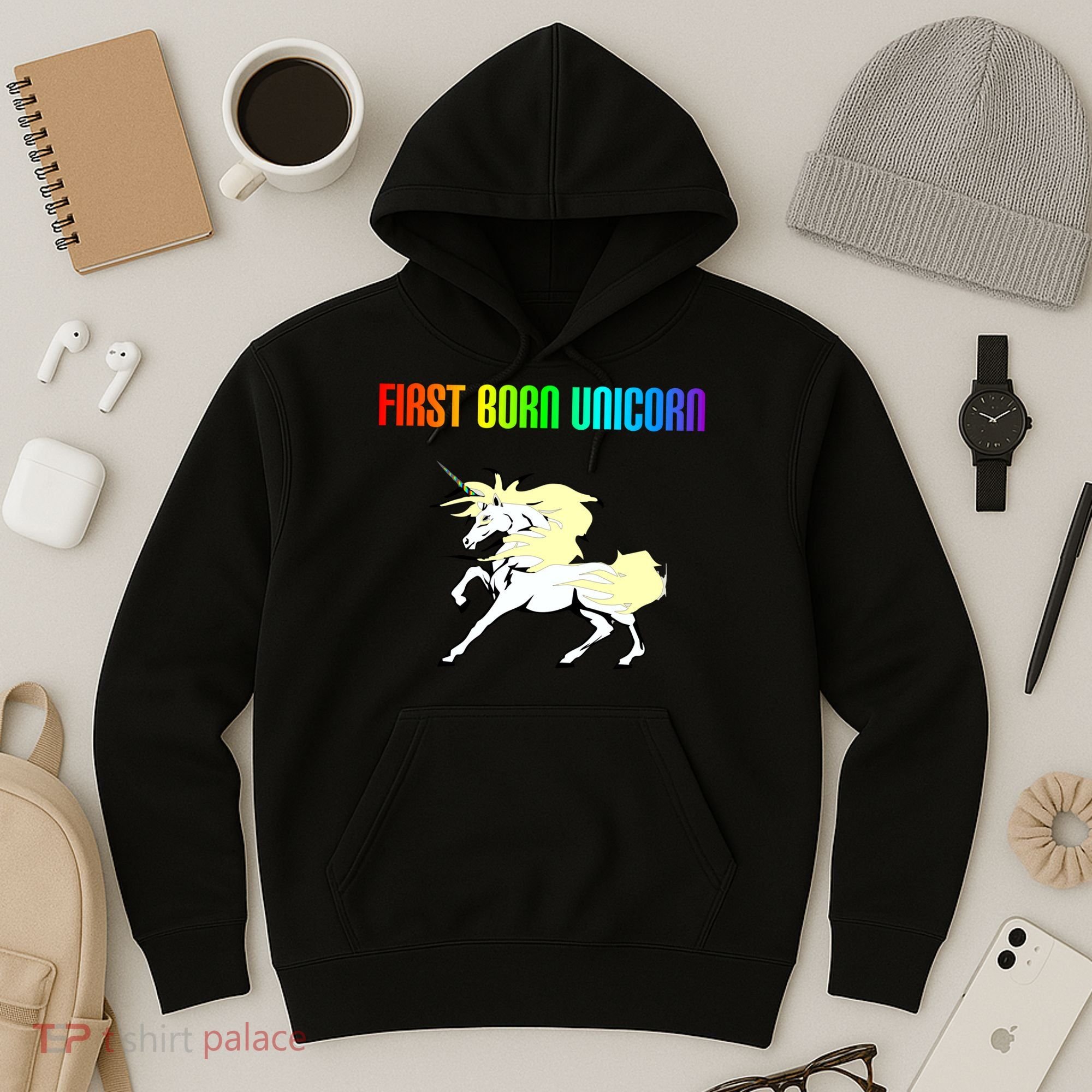 First Born Unicorn Hoodie