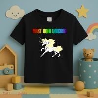 First Born Unicorn Toddler T-Shirt thumb 3