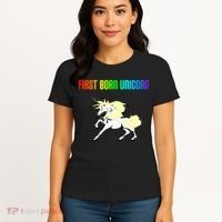 First Born Unicorn Women's T-Shirt thumb 4