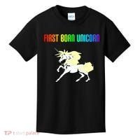 First Born Unicorn Kids T-Shirt thumb 0