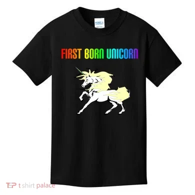 First Born Unicorn Kids T-Shirt