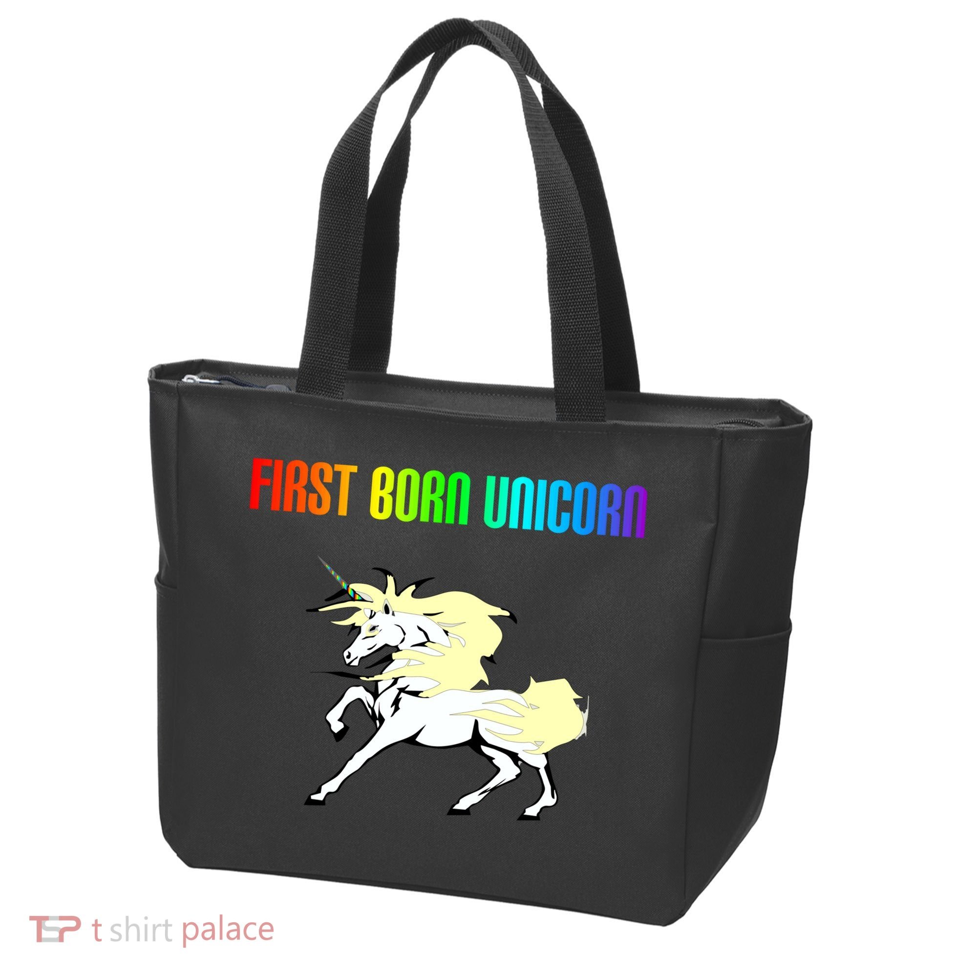 First Born Unicorn Tote Bag