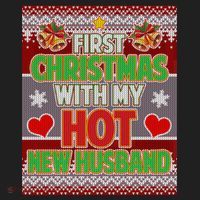 First Christmas With Hot Husband Ugly Sweater Hat thumb 2