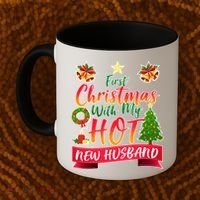 First Christmas With Hot New Husband Coffee Mug thumb 2