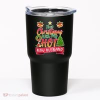 First Christmas With Hot New Husband Tumbler thumb 0