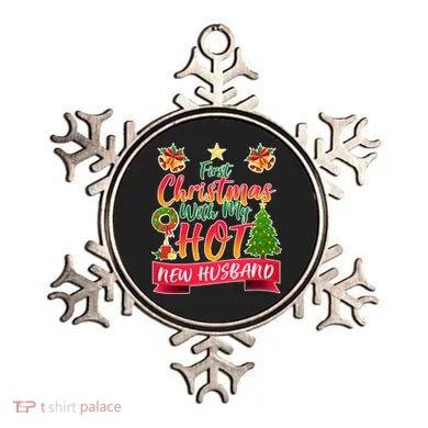 First Christmas With Hot New Husband Ornament