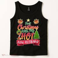 First Christmas With Hot New Husband Tank Top thumb 2