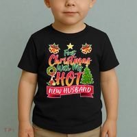 First Christmas With Hot New Husband Toddler T-Shirt thumb 2
