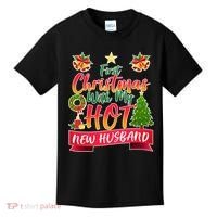 First Christmas With Hot New Husband Kids T-Shirt thumb 0