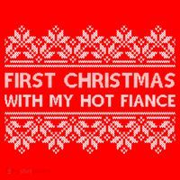First Christmas With My Hot Fiance USA-Made Doggie Bandana thumb 2