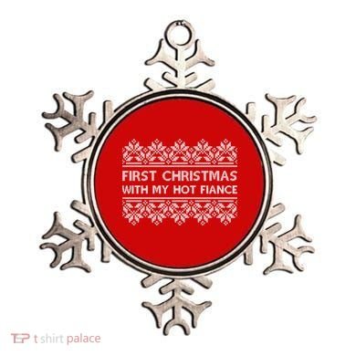First Christmas With My Hot Fiance Ornament