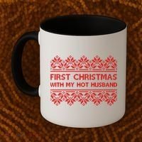 First Christmas With My Hot Husband Coffee Mug thumb 2