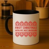 First Christmas With My Hot Husband Coffee Mug thumb 4
