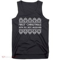 First Christmas With My Hot Husband Tank Top thumb 0