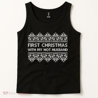 First Christmas With My Hot Husband Tank Top thumb 2