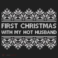 First Christmas With My Hot Husband Golf Towel thumb 3