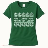 First Christmas With My Hot Husband Women's T-Shirt thumb 0