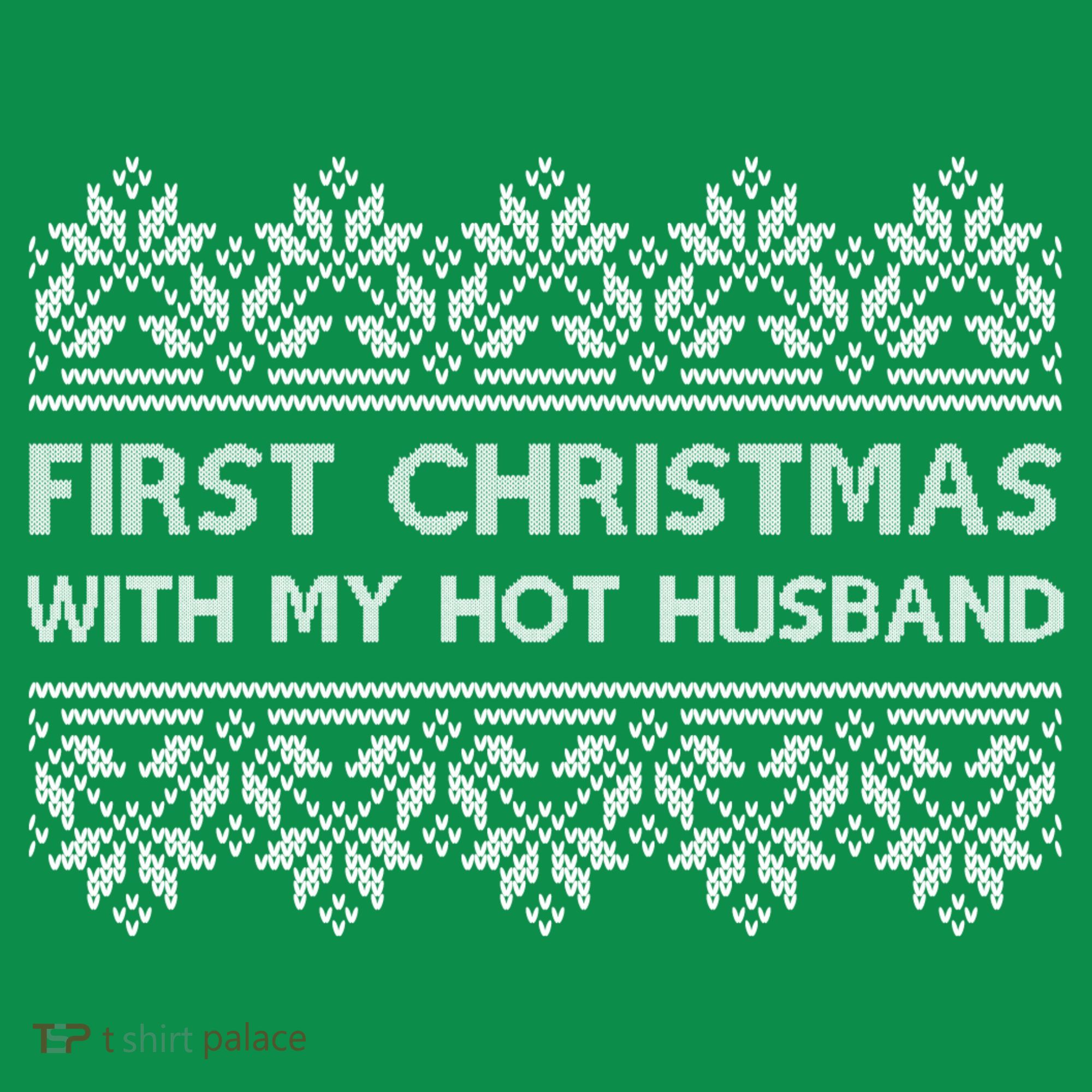 First Christmas With My Hot Husband Kids T-Shirt
