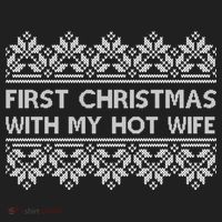 First Christmas With My Hot Wife Beanie thumb 2