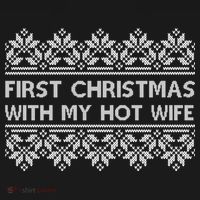 First Christmas With My Hot Wife Visor thumb 3