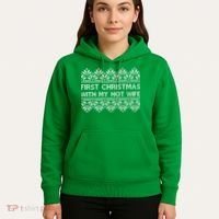 First Christmas With My Hot Wife Hoodie thumb 5