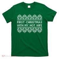 First Christmas With My Hot Wife T-Shirt thumb 0