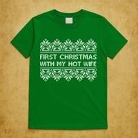 First Christmas With My Hot Wife T-Shirt thumb 5