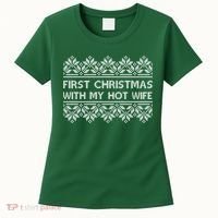 First Christmas With My Hot Wife Women's T-Shirt thumb 0