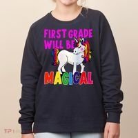 First Grade Will Be Magical Women's Sweatshirt thumb 0