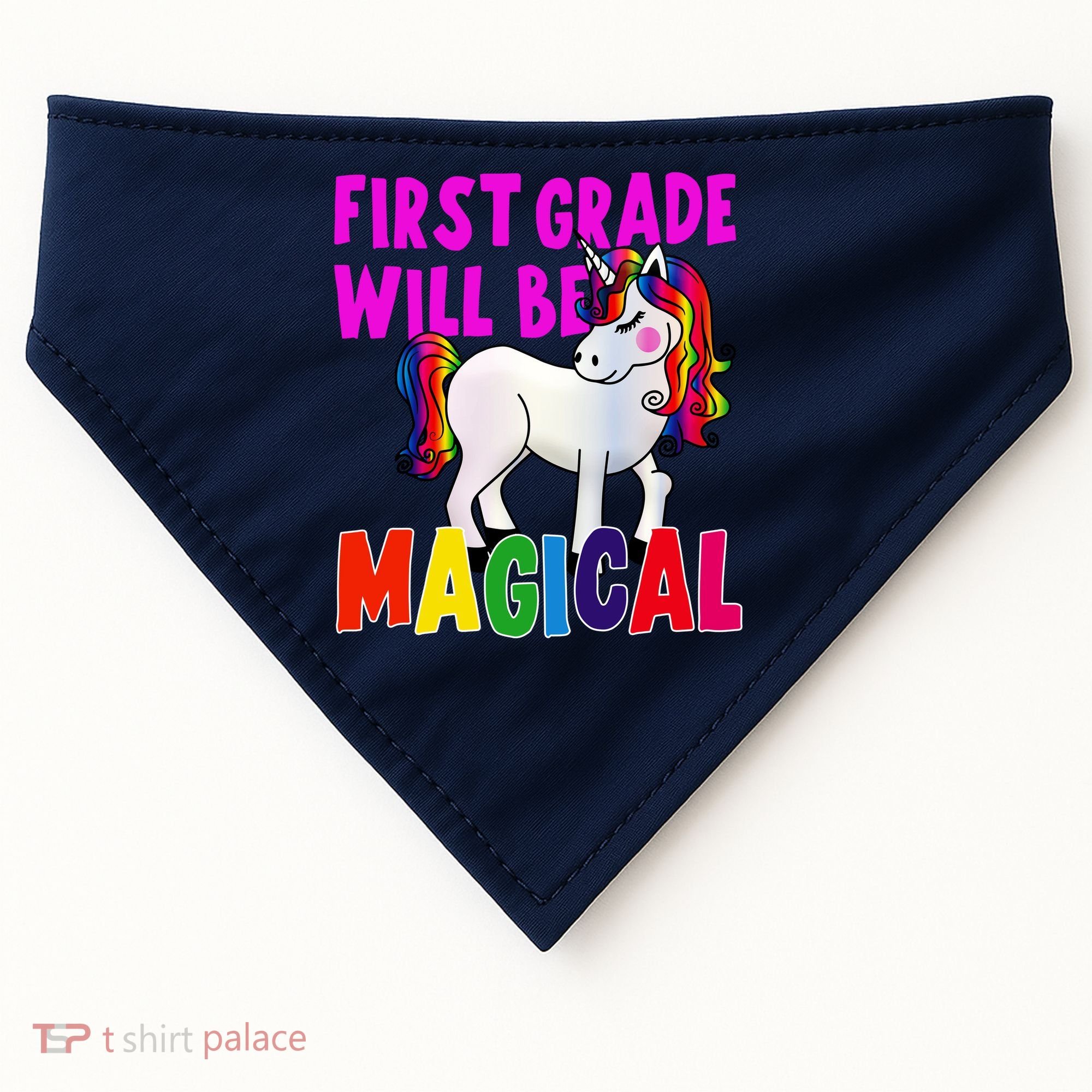 First Grade Will Be Magical USA-Made Doggie Bandana